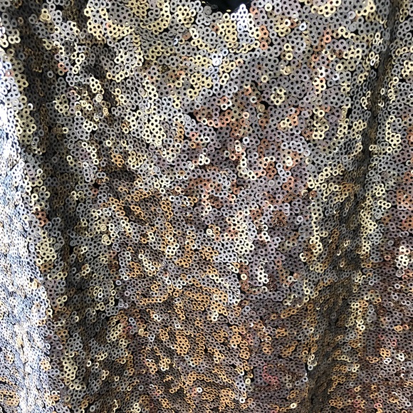 Noisy May Gold and Silver Sparkly Top - Picture 3 of 5